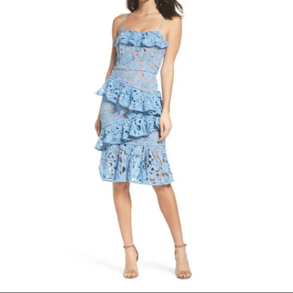 Cooper St Blue Lace Dress